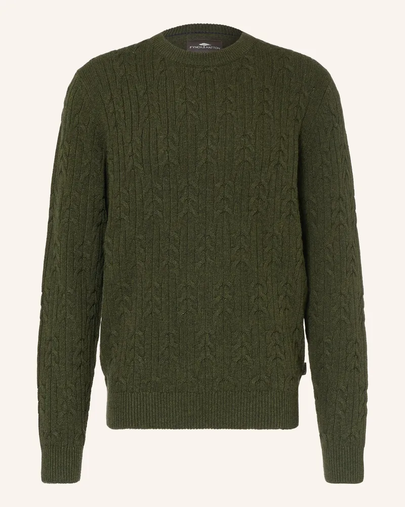 Fynch-Hatton Pullover gruen Dunkelgrün