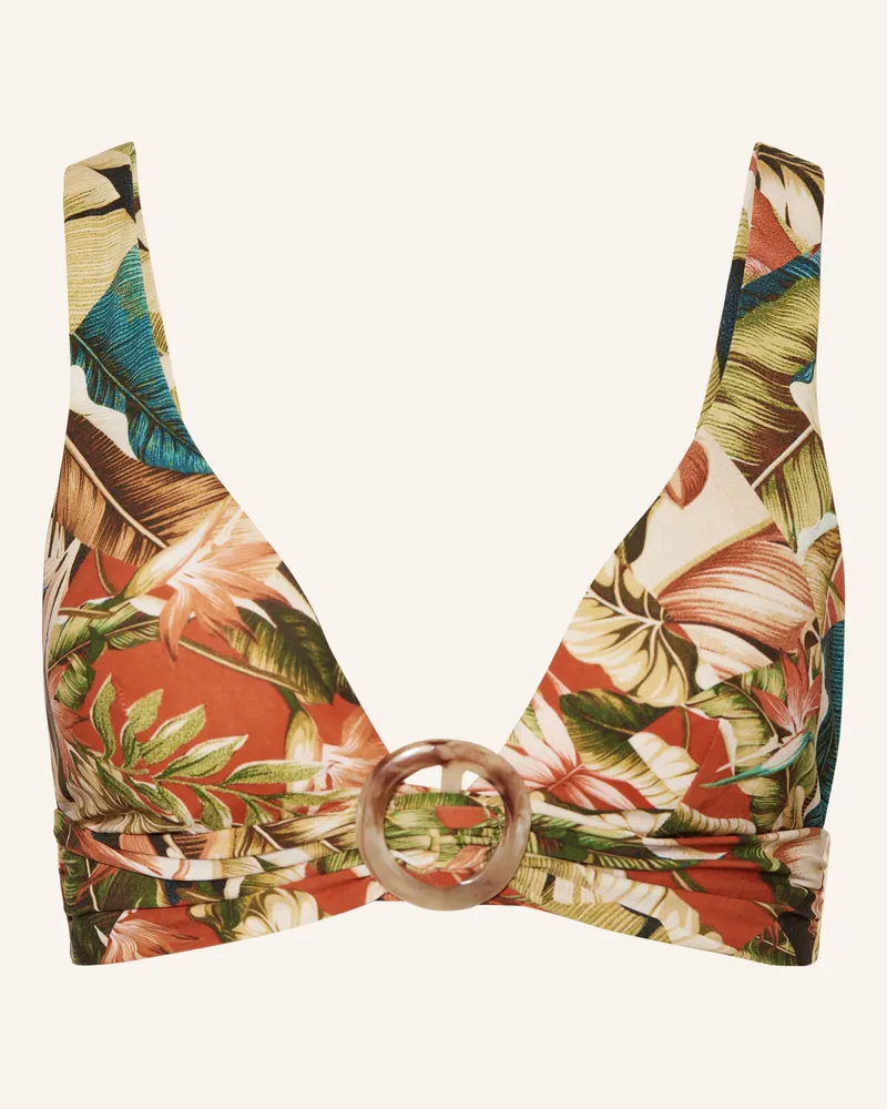 Maryan Mehlhorn Bralette-Bikini-Top HYPNOTIC Dunkelorange