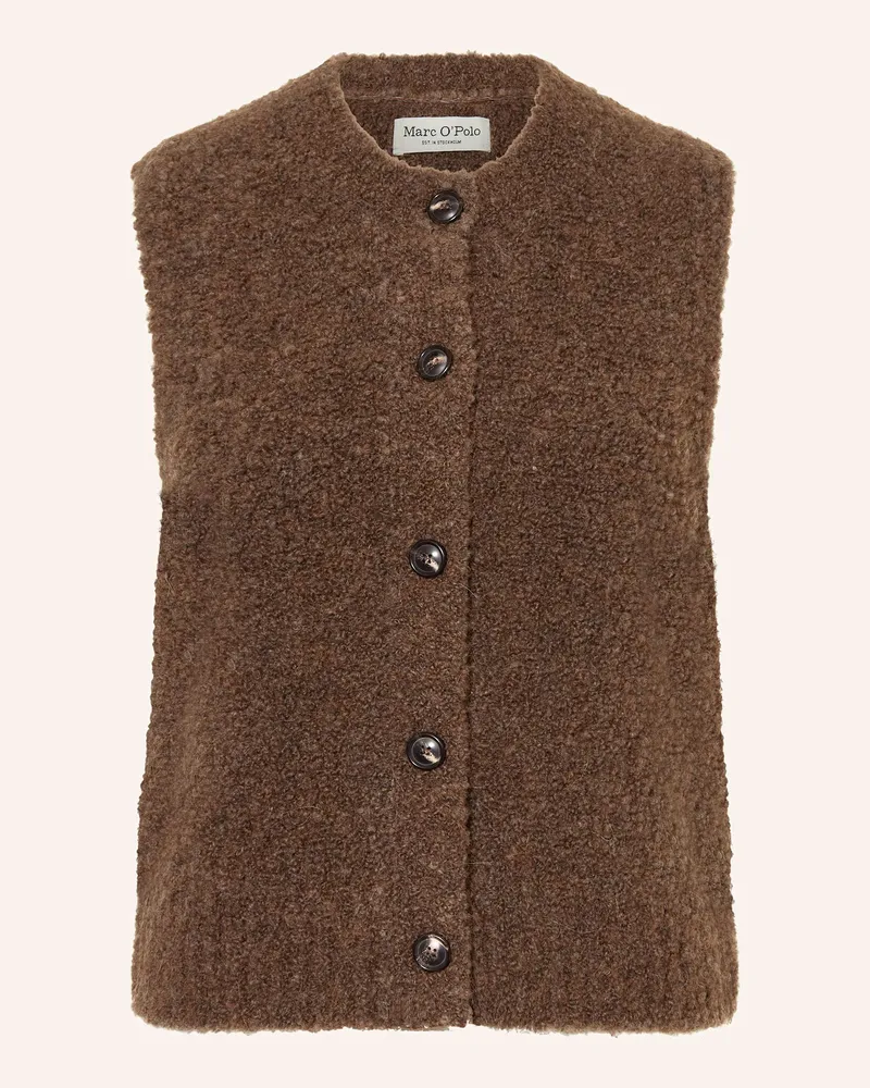 Marc O'Polo Strickweste Braun