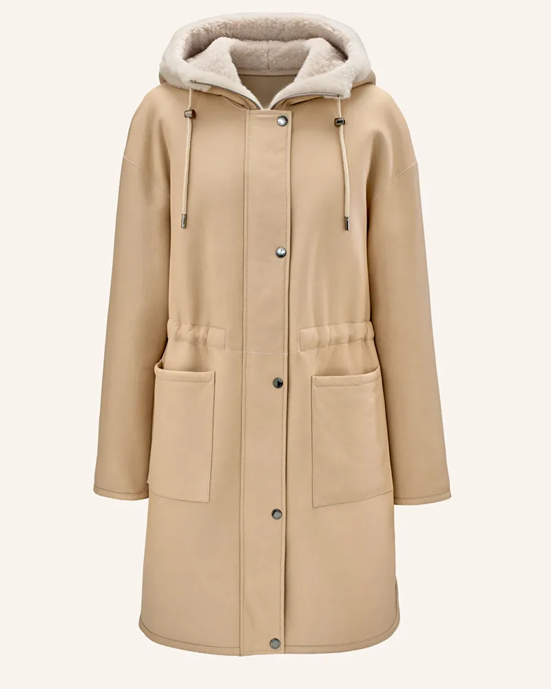 Lottusse Parka Mit Kapuze Praga weiss Weiss