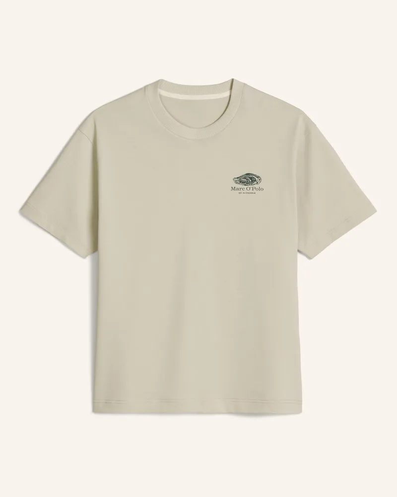 Marc O'Polo T-Shirt grau Hellgrau