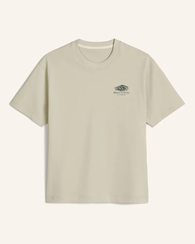 Marc O'Polo T-Shirt grau Hellgrau