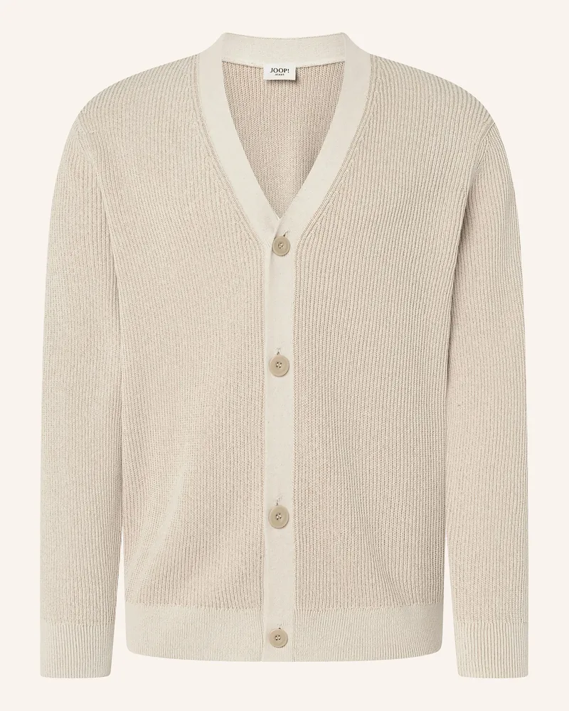 JOOP! Strickjacke Chatting weiss Creme