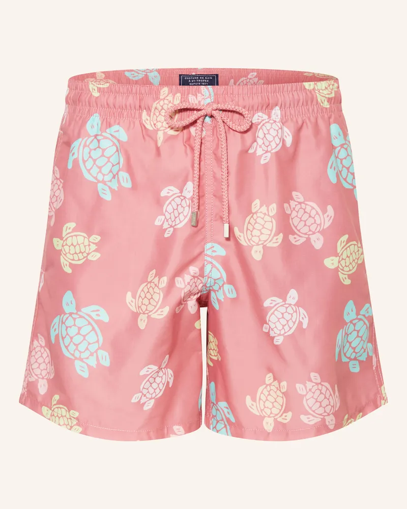 Vilebrequin Badeshorts Moorea rosa Rosa