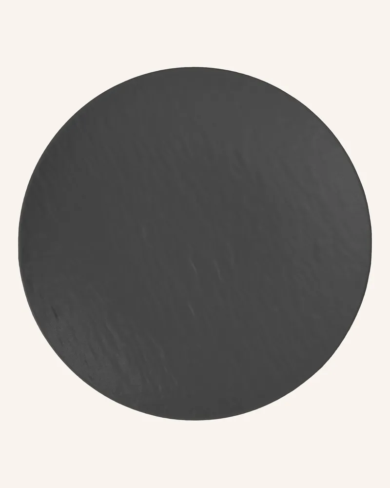 Villeroy & Boch Universalteller Coupe Manufacture Rock schwarz Schwarz