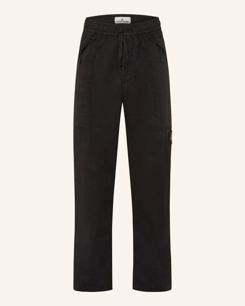 Stone Island Hose Regular Fit schwarz Schwarz