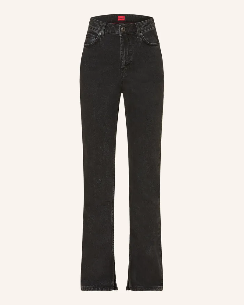 HUGO BOSS Flared Jeans Gitria grau 010