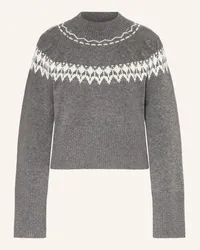 Mrs & HUGS Pullover mit Cashmere Grau