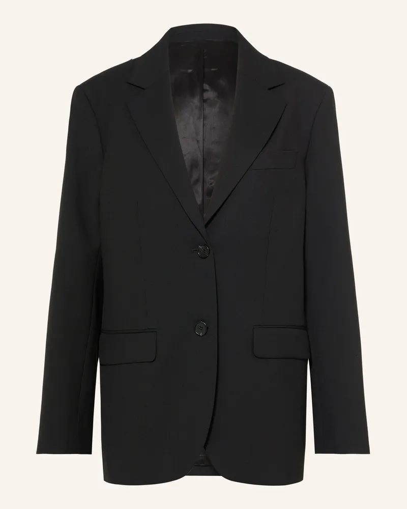 Arket Longblazer schwarz Schwarz