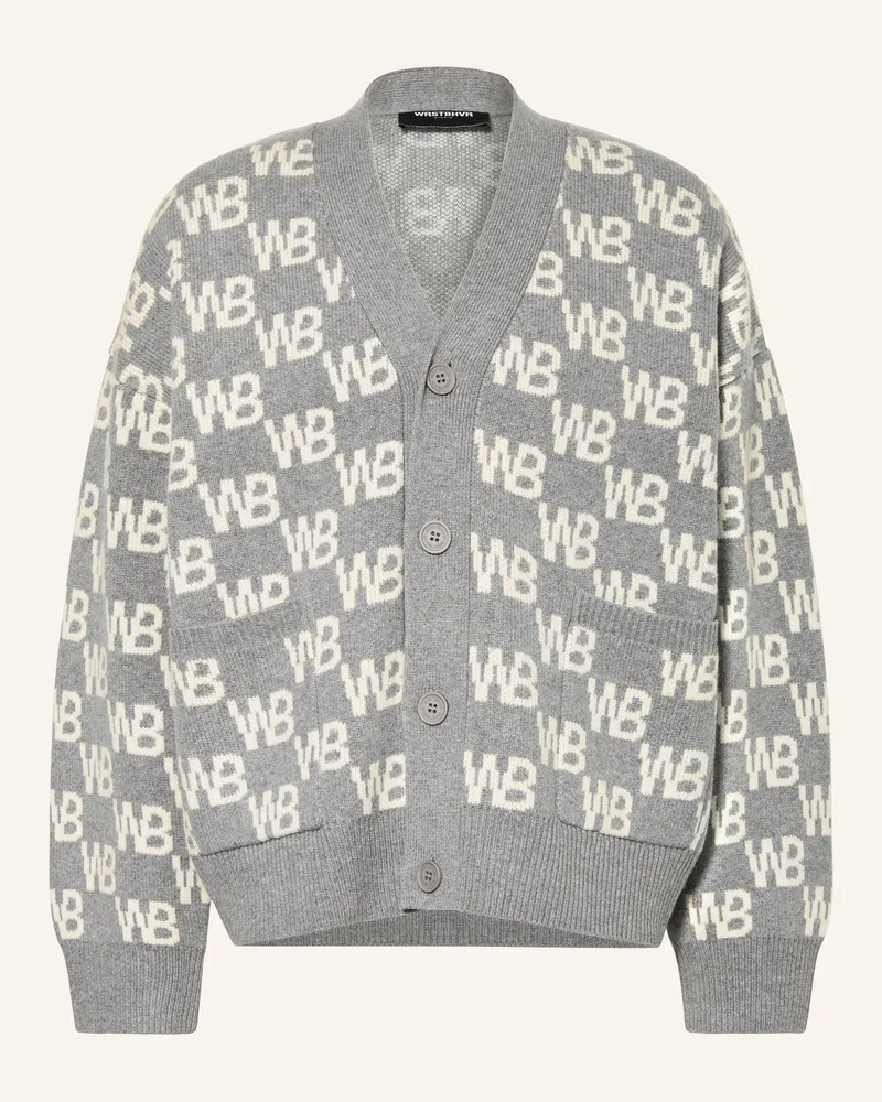 WRSTBHVR Strickjacke CHESS V3 Grau