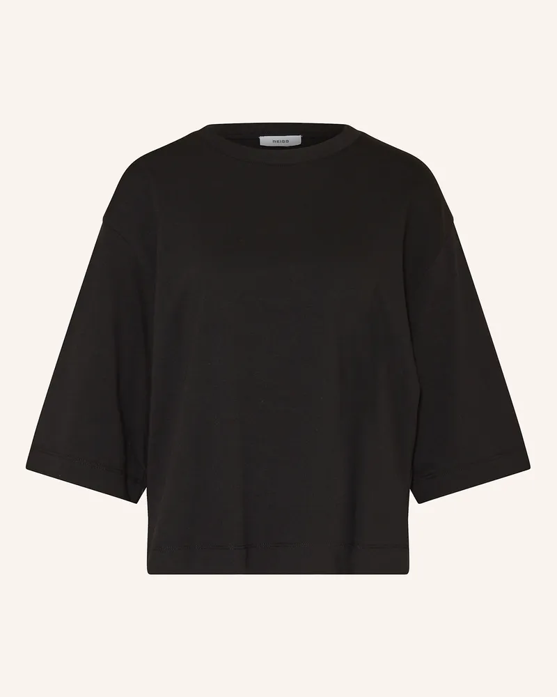 Reiss Oversized-Shirt CASSIE Schwarz
