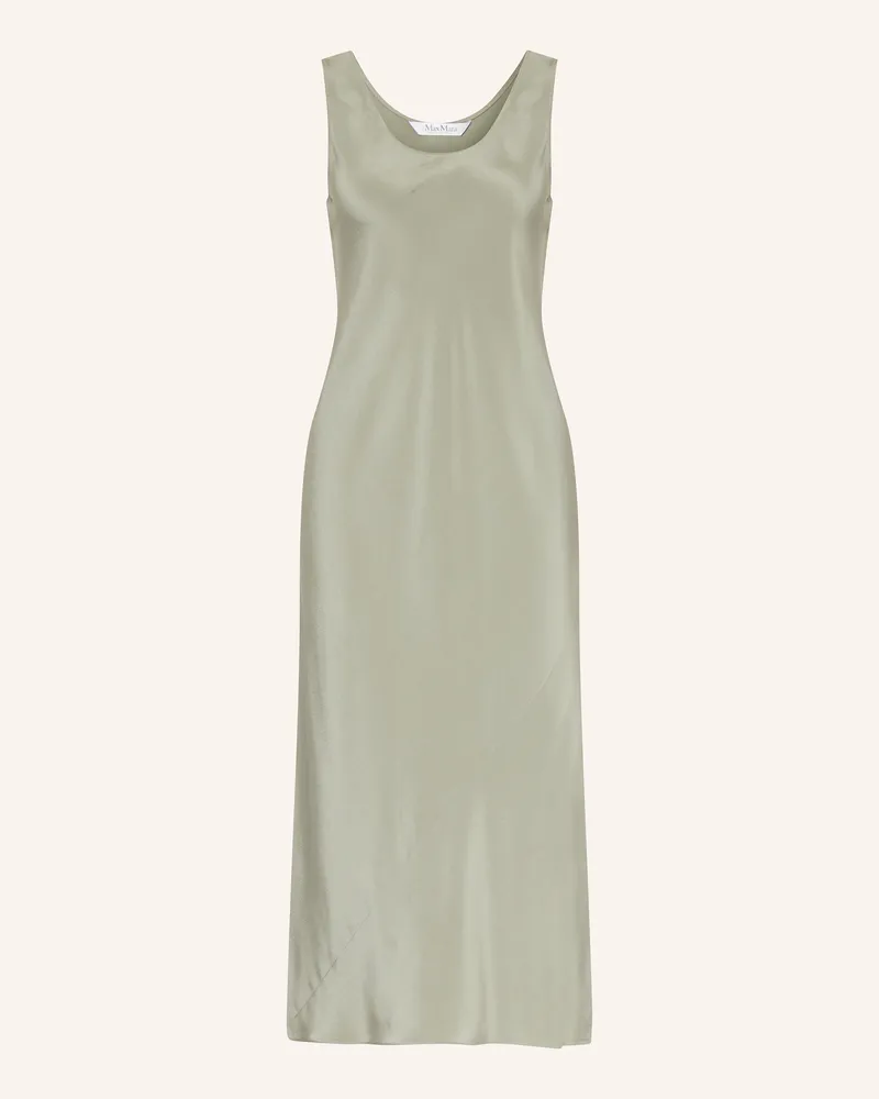 Max Mara Kleid Formosa Aus Seide gruen Oliv