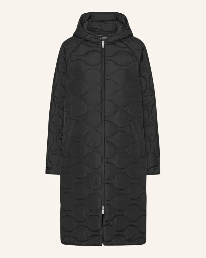Ilse Jacobsen Steppmantel QUILTED08 Schwarz