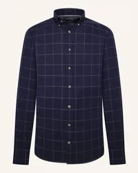 Hackett Freizeithemd FLANNEL WINDOWPANE Blau