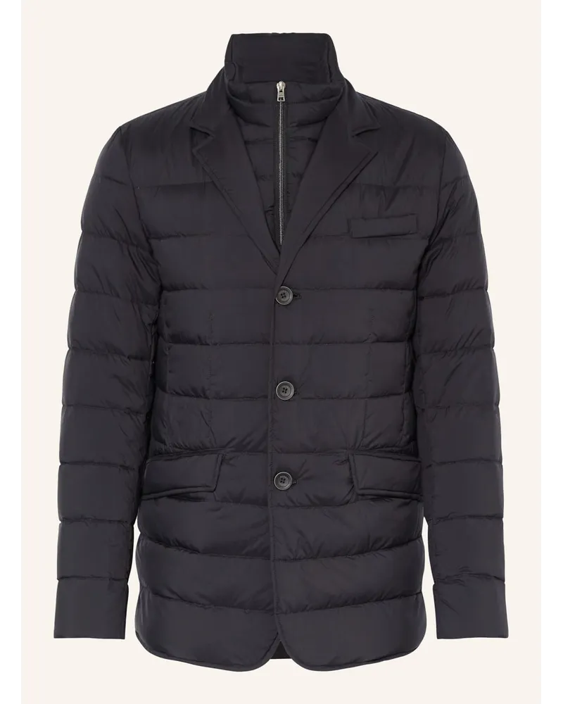 Herno Daunenjacke mit herausnehmbarer Blende Schwarz