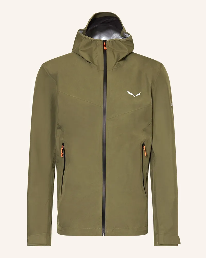 Salewa Hardshell-Jacke PUEZ GTX 3L EPE Oliv