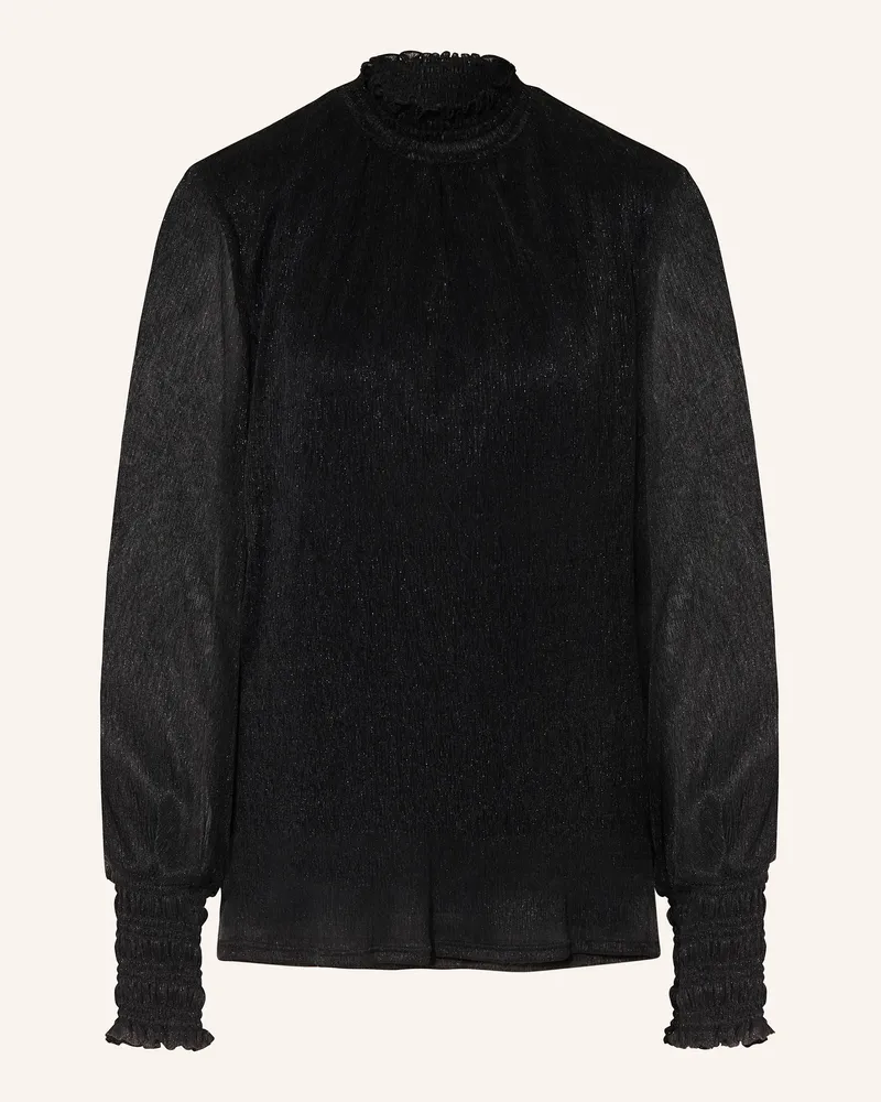 Mos Mosh Longsleeve MMXIMENA mit Glitzergarn Schwarz
