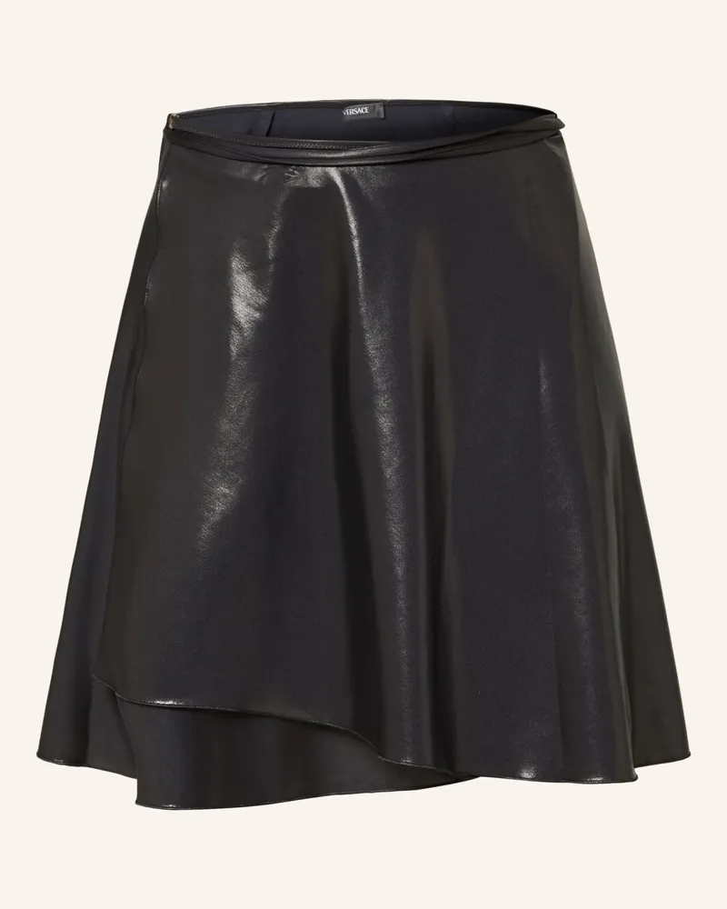Versace Wickelrock schwarz Schwarz