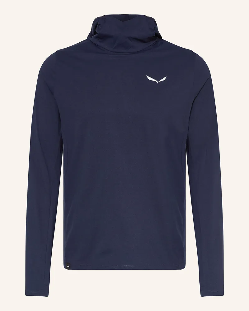 Salewa Longsleeve PUEZ SUN Dunkelblau
