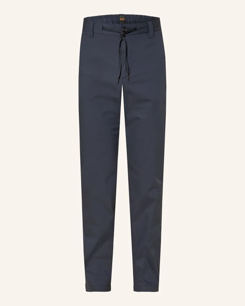 HUGO BOSS Chino Chino Tapered Fit blau Dunkelblau