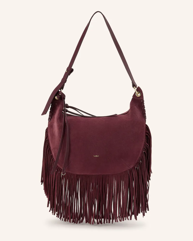 ba&sh Handtasche Medium rot Dunkelrot