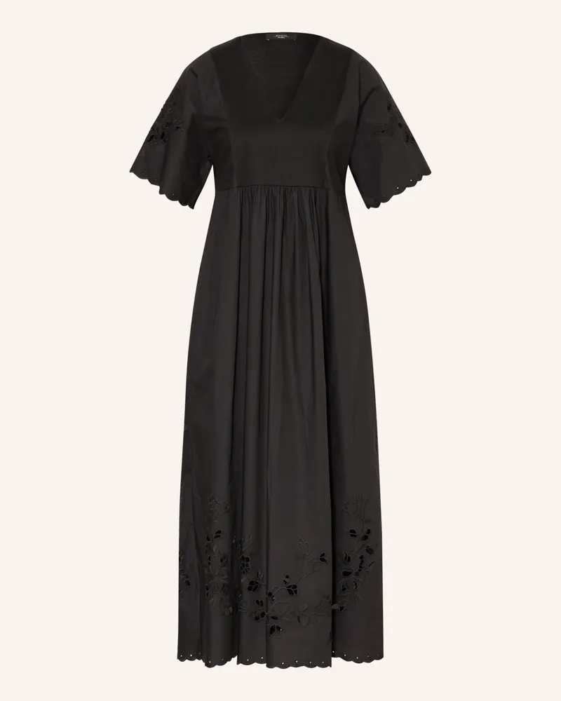 Max Mara Kleid Tartufo Im Materialmix schwarz Schwarz