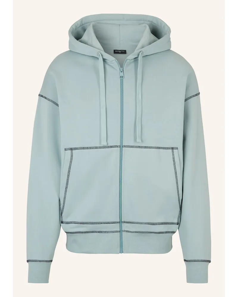 Strellson Sweatjacke HOODIE-SWEATJACKE KANAT, HELLBLAU Blau