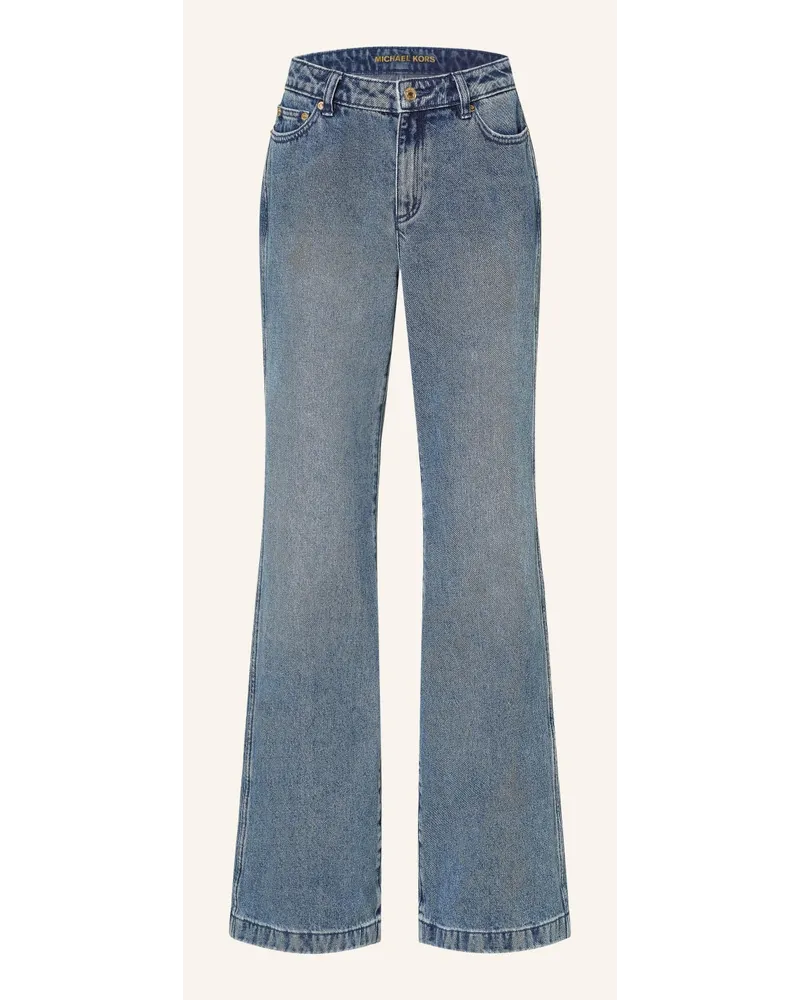 Michael Kors Flared Jeans Blau