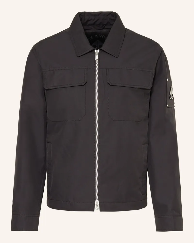 Moose Knuckles Overjacket Jacques schwarz Schwarz