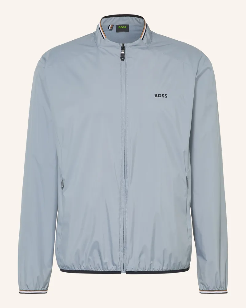 HUGO BOSS Tennisjacke Toc Game grau Blaugrau