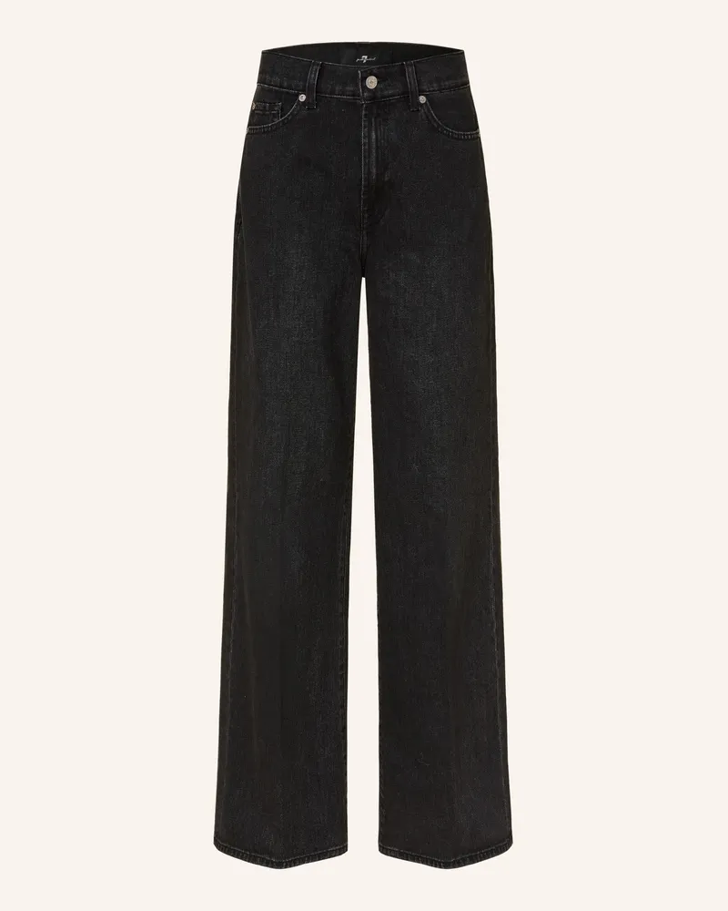 7 for all mankind Wide Leg Jeans Lotta schwarz 3ph
