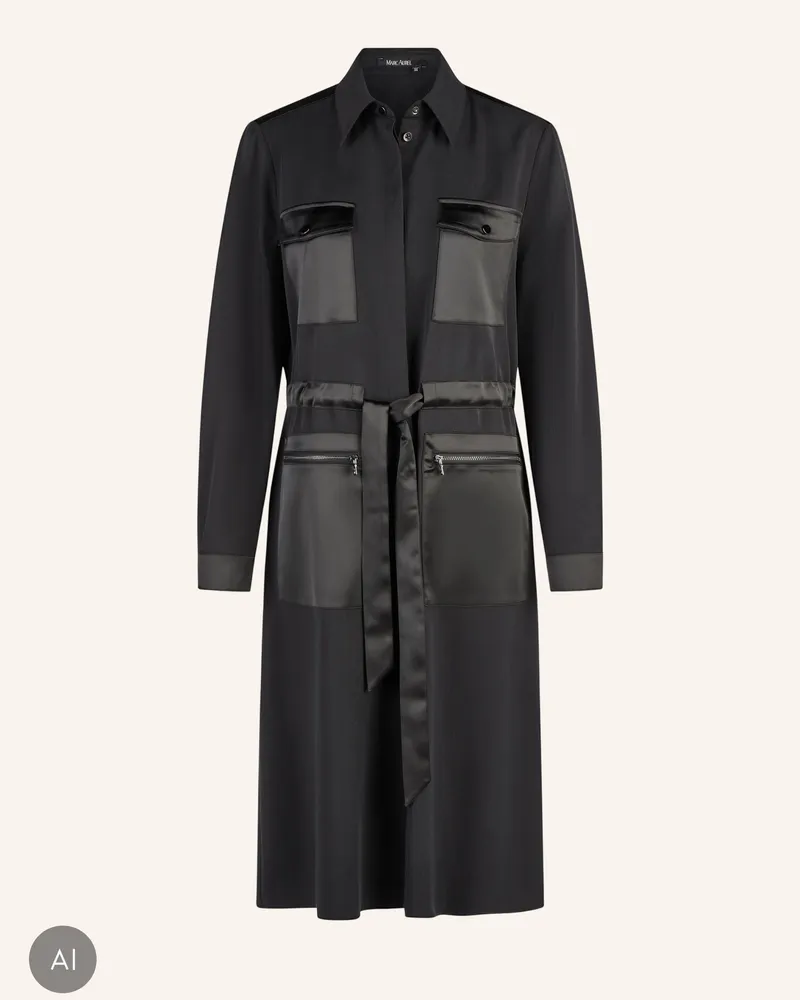 MARC AUREL Midikleid schwarz Schwarz