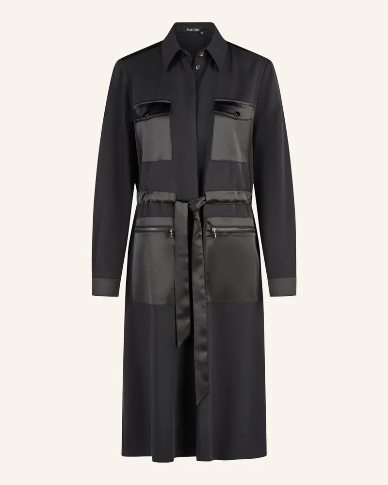 MARC AUREL Midikleid schwarz Schwarz
