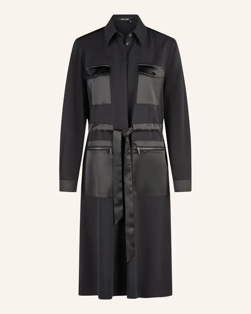 MARC AUREL Midikleid schwarz Schwarz