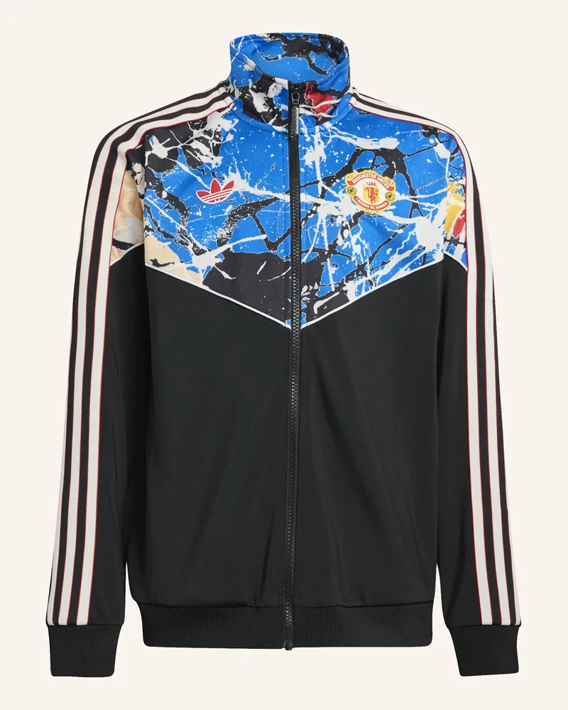 adidas Manchester United Stone Roses Kids Trainingsjacke schwarz Schwarz