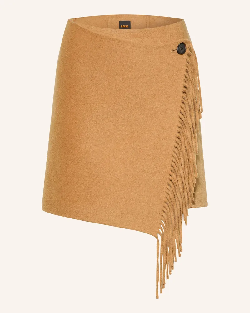 HUGO BOSS Wickelrock Vafrina braun Camel