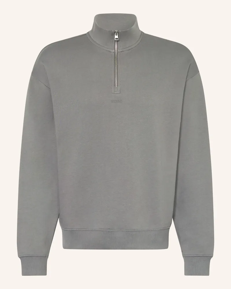 HUGO BOSS Sweat-Troyer DURTY Grau