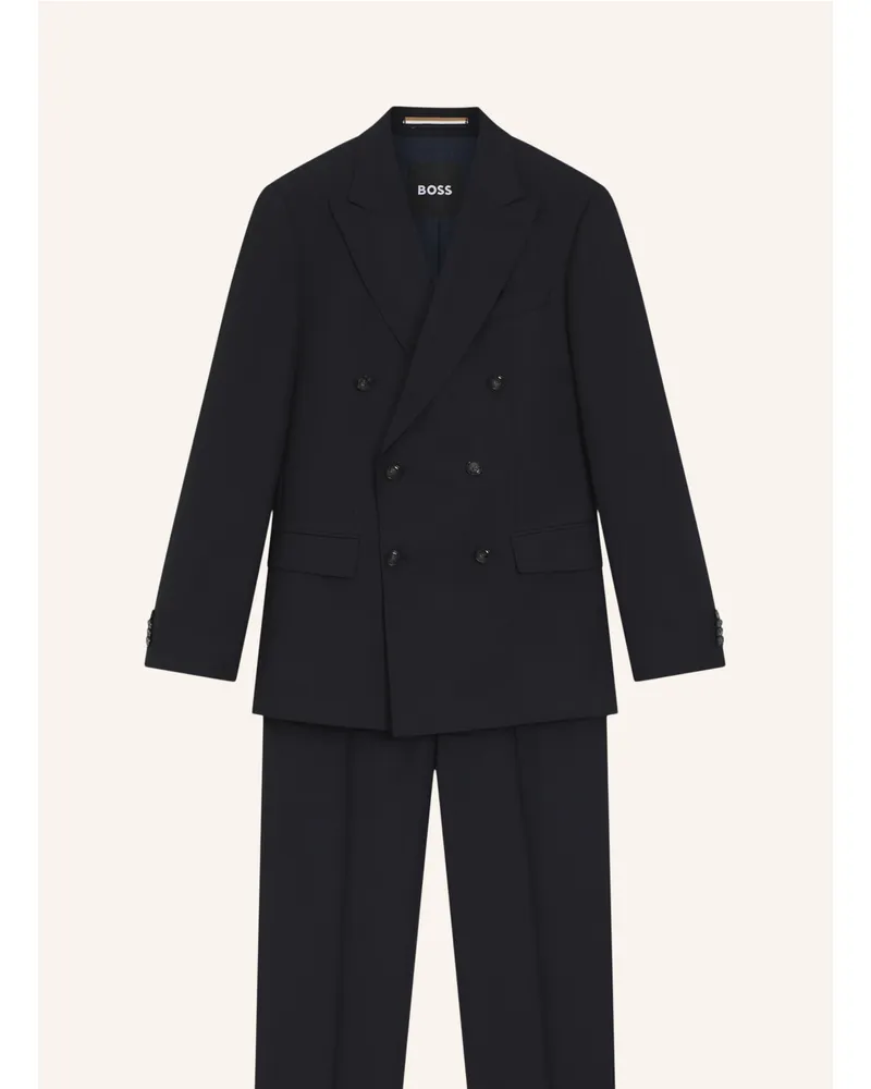 HUGO BOSS Business Anzug H-HUGE-2PCS-DB-254 Slim Fit Dunkelblau