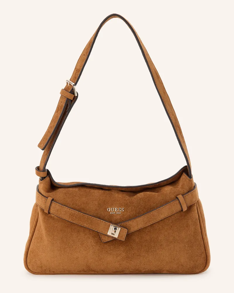Guess Umhängetasche Ella braun Cognac