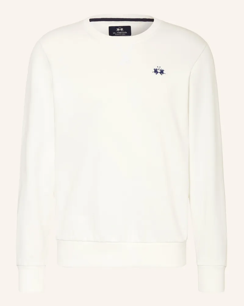 La Martina Sweatshirt Weiss