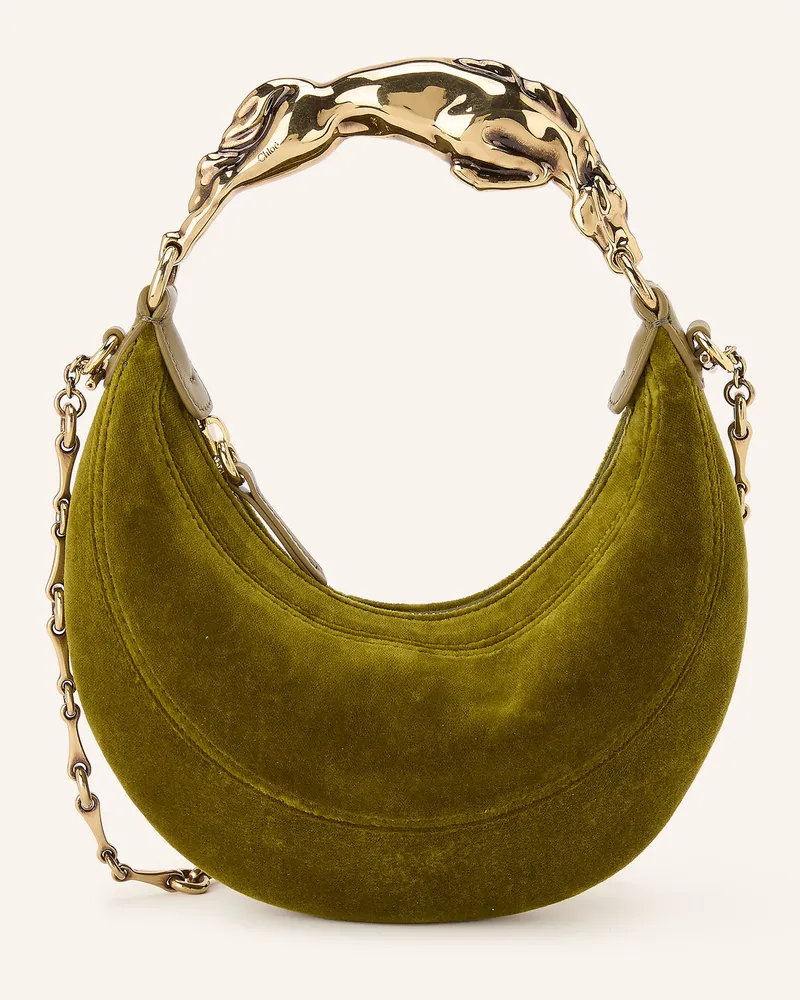Chloé Handtasche Chain Horse gruen 3d1