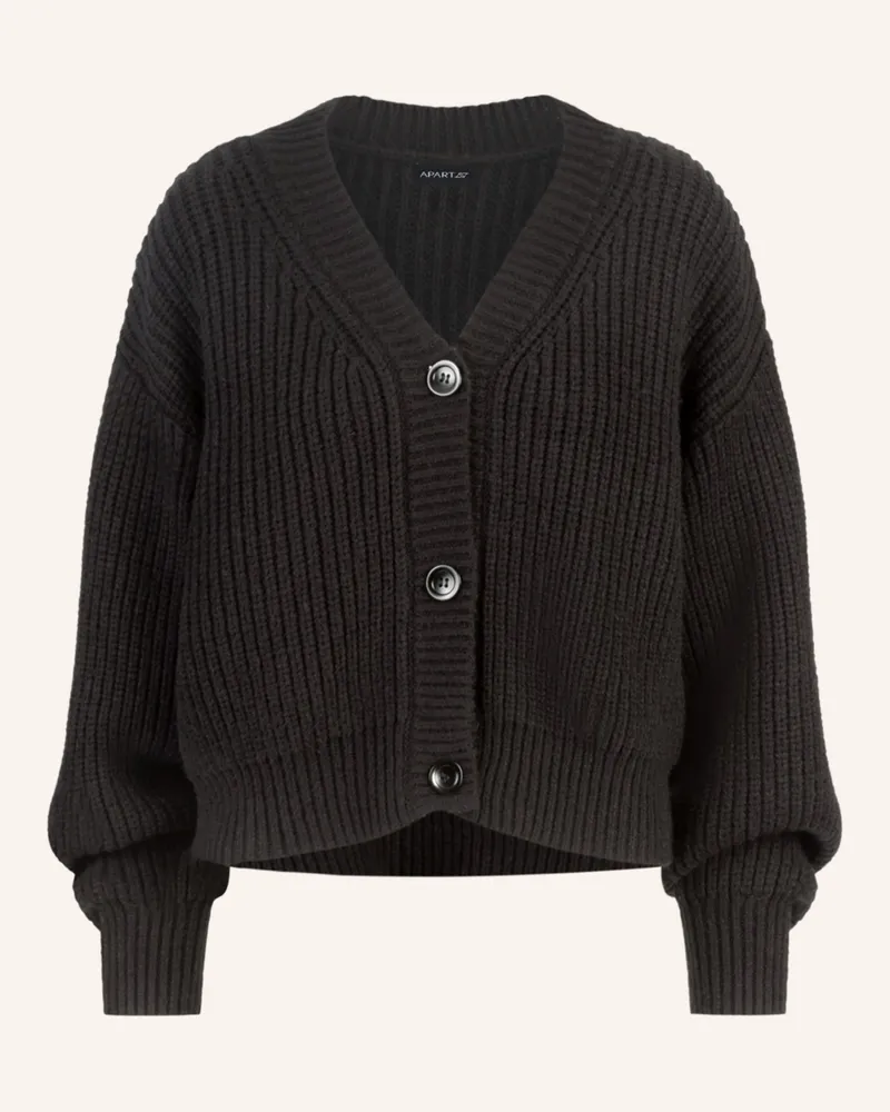 Apart Oversized Strickjacke Schwarz