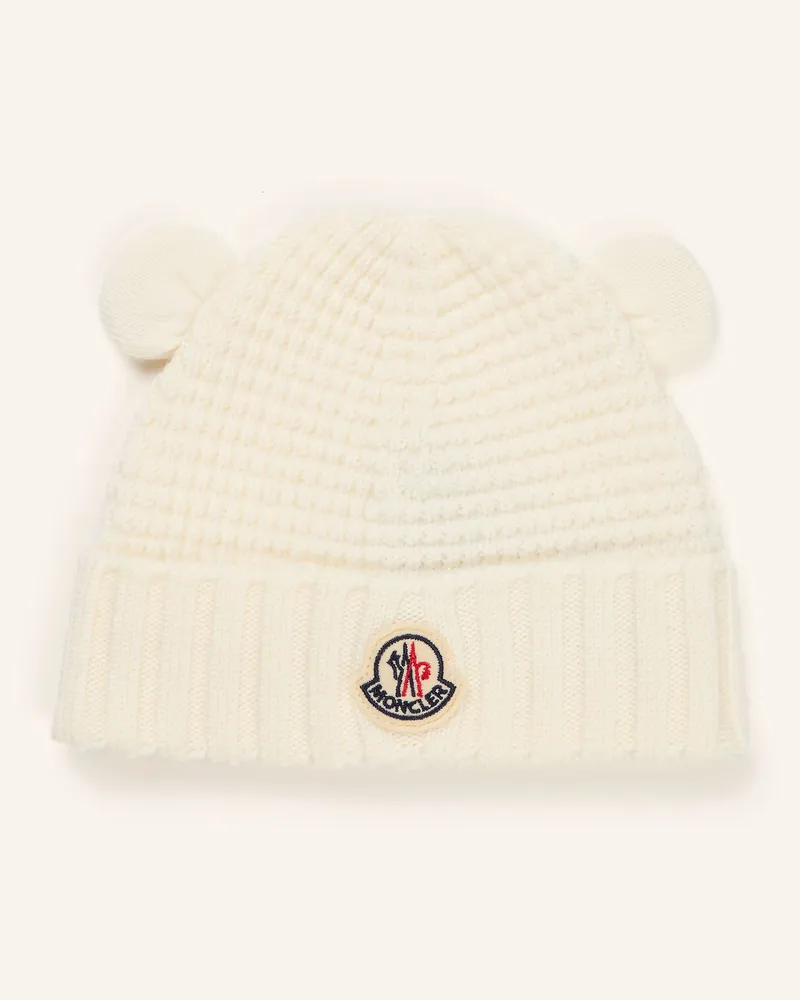 Moncler Mütze weiss Ecru