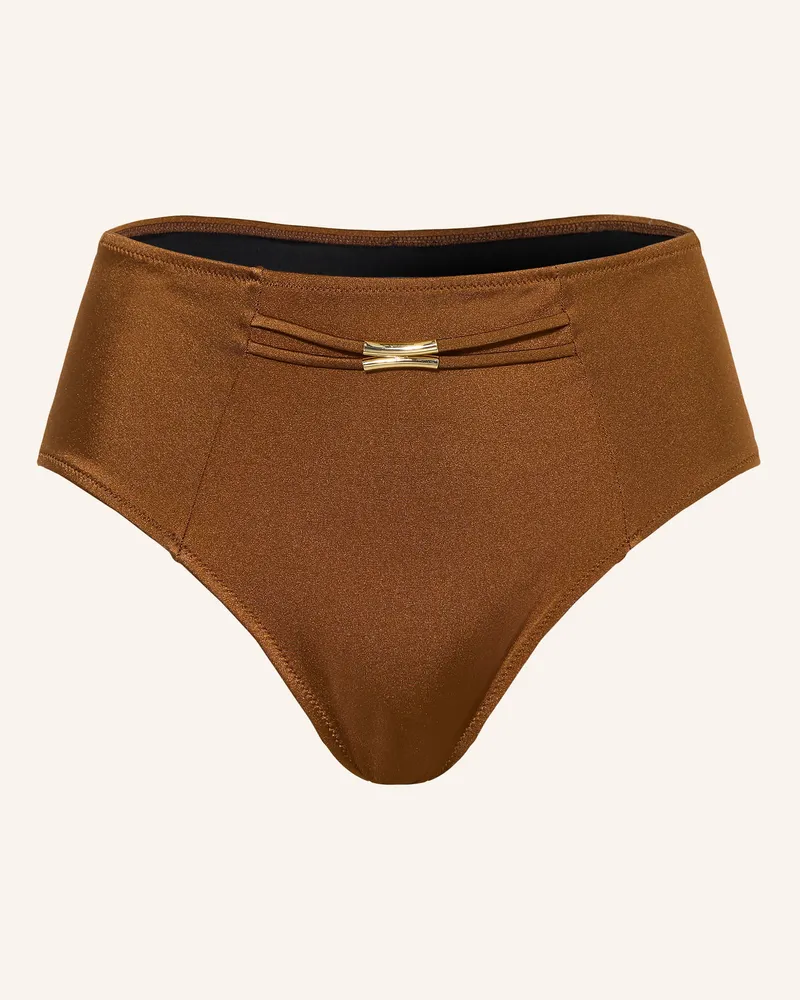 Marie Jo High-Waist-Bikini-Hose HELLO SUNSET Braun