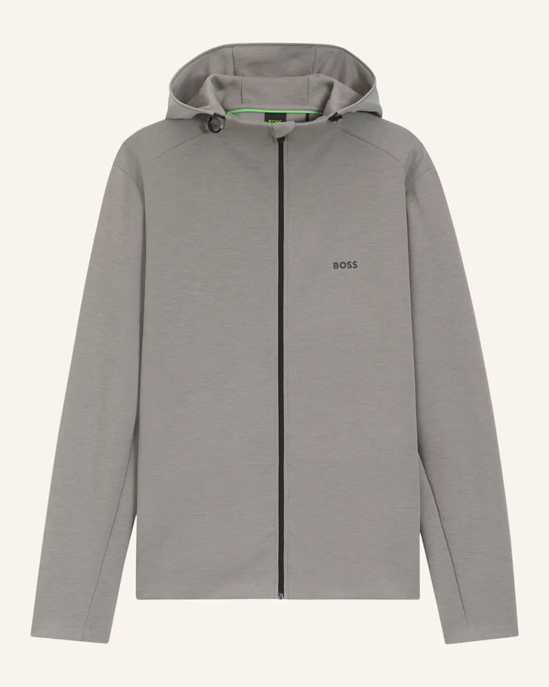 HUGO BOSS Sweatshirt Sw_Tour Hd Fz Regular Fit grau Grau