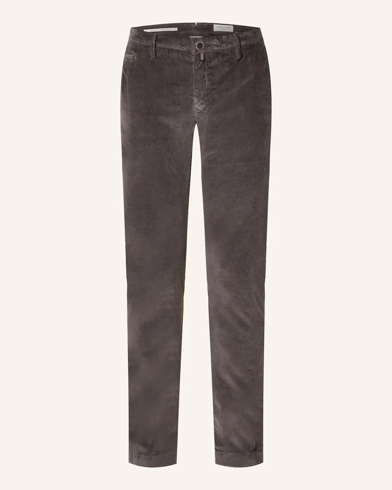 Jacob Cohën Cordchino Bobby Slim Fit grau Dunkelgrau