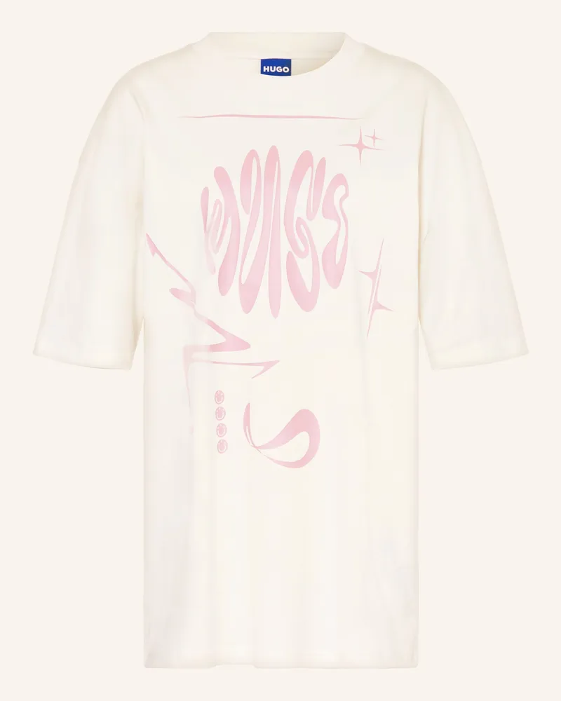 HUGO BOSS Oversized-Shirt Weiss