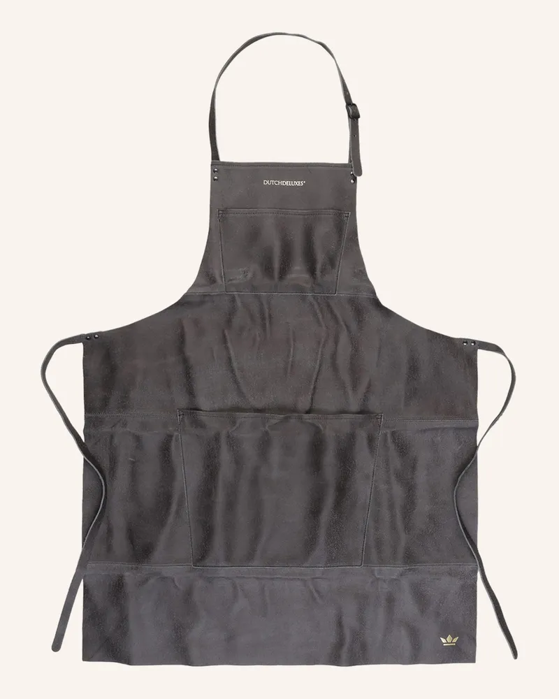 DUTCHDELUXES Schürze schwarz Schwarz