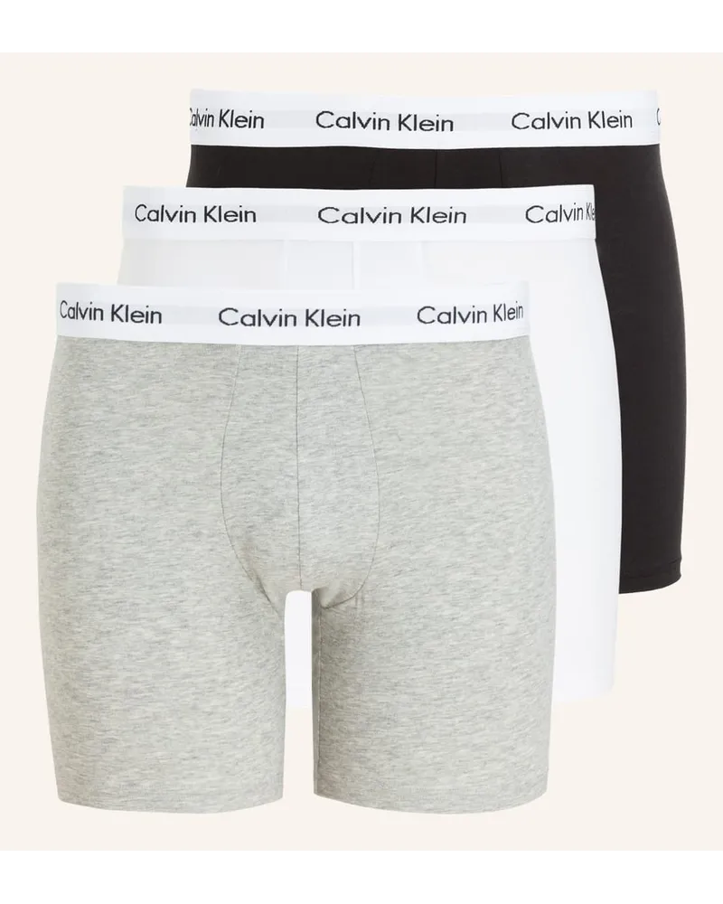 Calvin Klein 3er-Pack Boxershorts COTTON STRETCH Schwarz