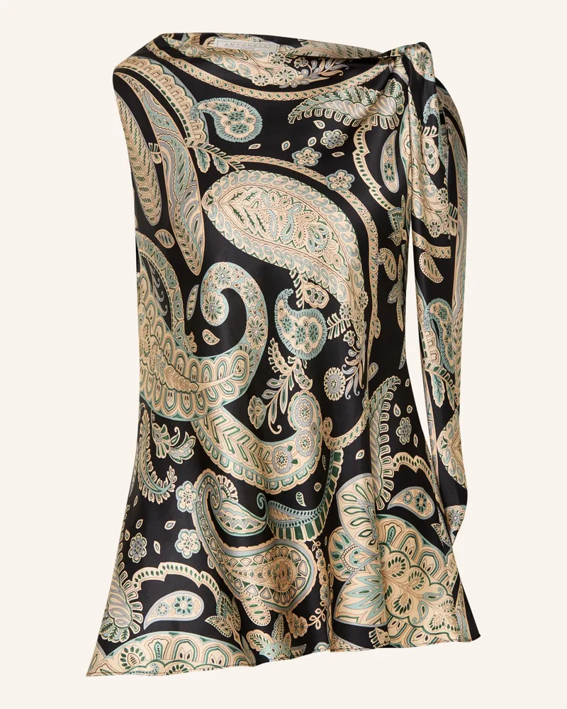 Antonelli Firenze Blusentop aus Seide Creme